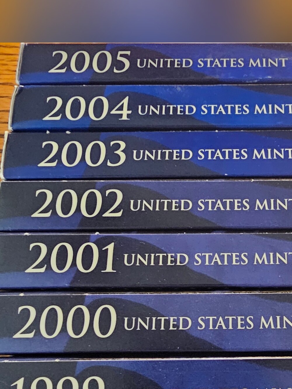 1999-2005 United States Mint Proof Sets With State Quarters With Box